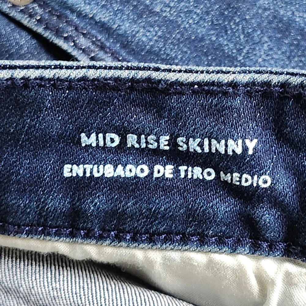 Universal Thread Skinny Jeans‎ Womens 12 12/31 Dark Blue Denim Mid Rise NWT New